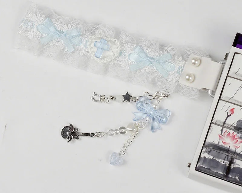 Keyboard Ribbon Strap | Lace · Universal · Personalized Desk Accessory