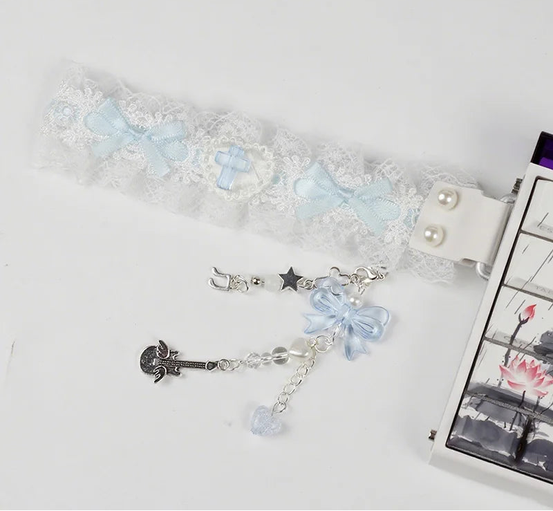Keyboard Ribbon Strap | Lace · Universal · Personalized Desk Accessory