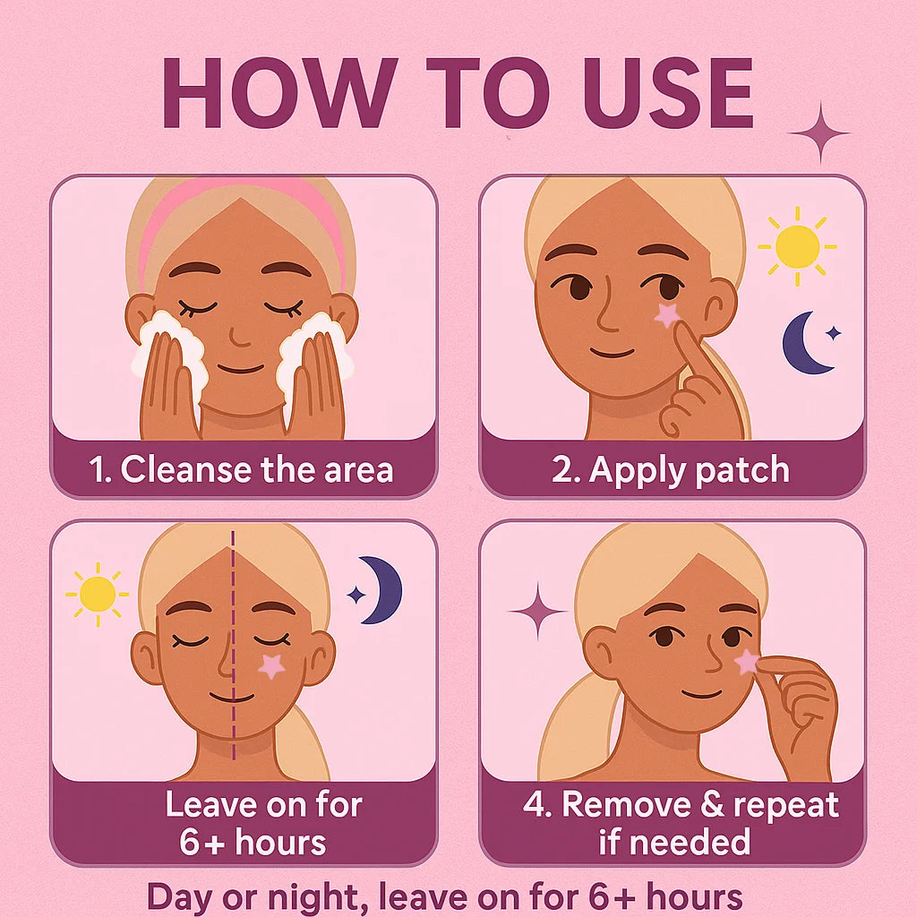 Invisible Acne Patches | 60pc · Alcohol-Free · Blemish Cover