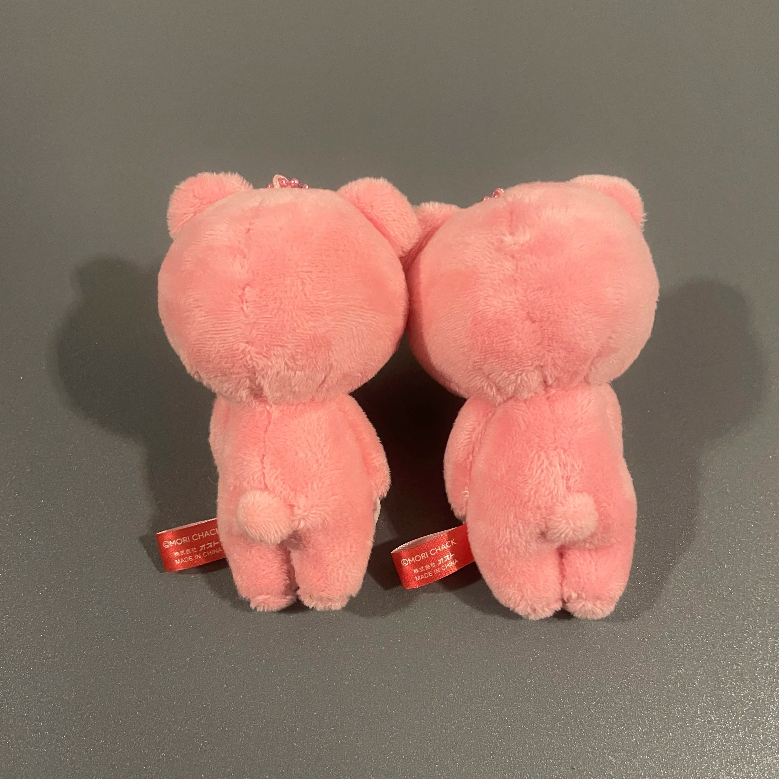 Bloodthirsty Pink Bear Plush Pendant | Kawaii · Creepy Cute · Bag Charm