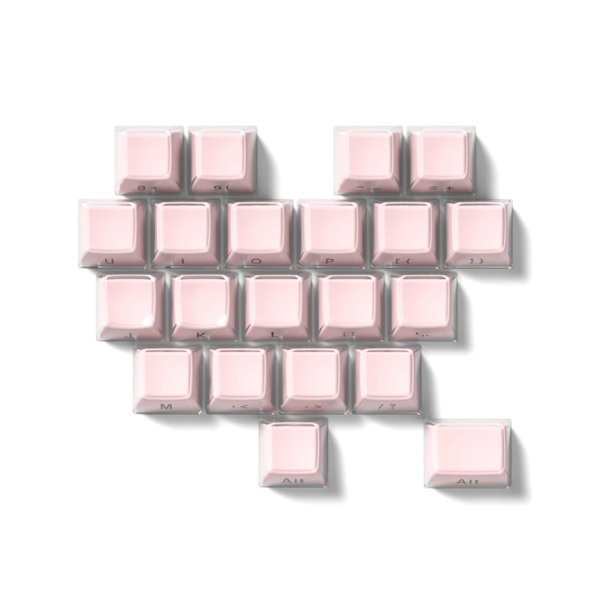 Crystal Keycap Set | 113 Keys · OEM Profile · RGB Translucent · Cherry MX Compatible