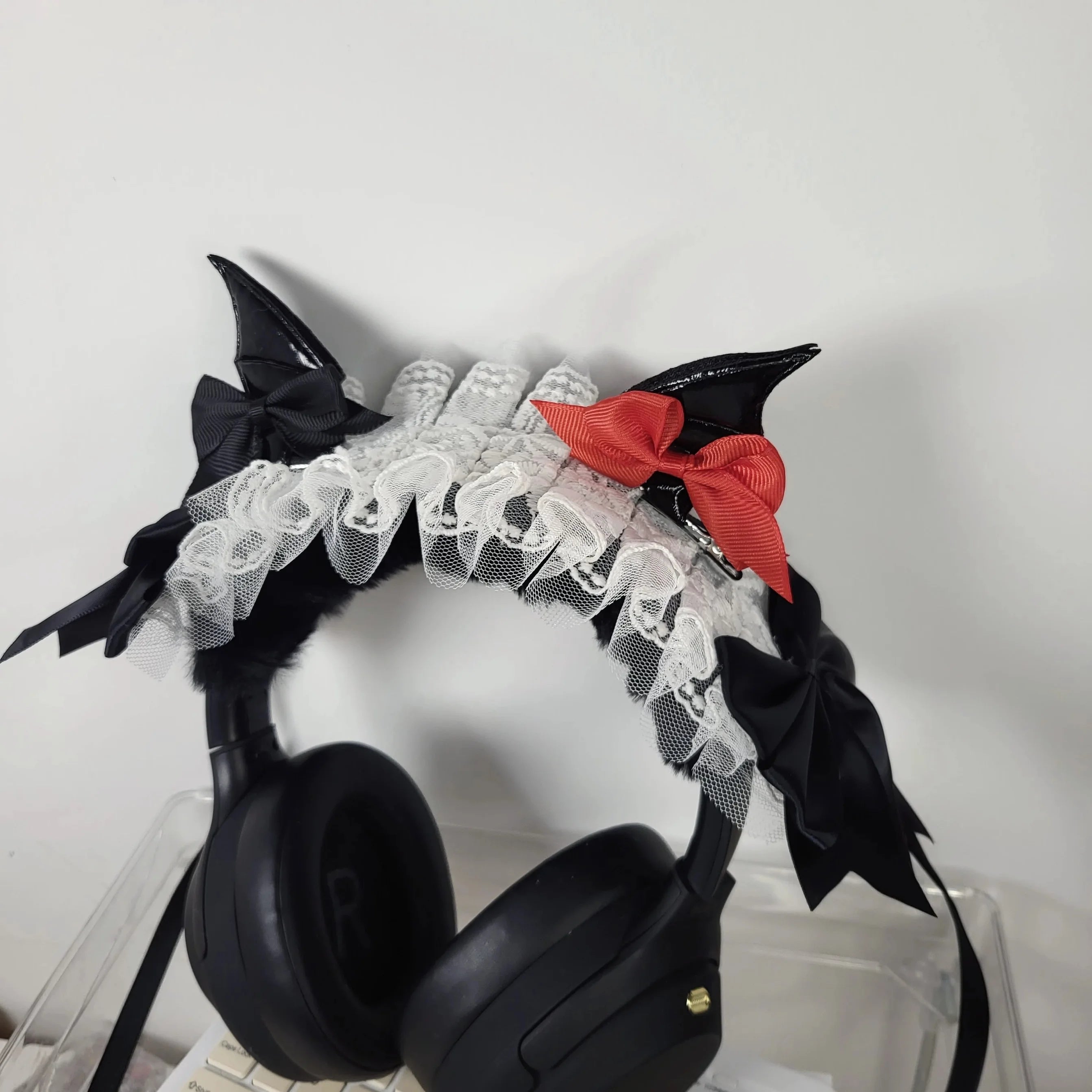 Lop-Eared Rabbit Headband Protector | Sony XM4/XM5 · Hurricane 2/3 · Prism · Cat Ear Headphone Decoration**