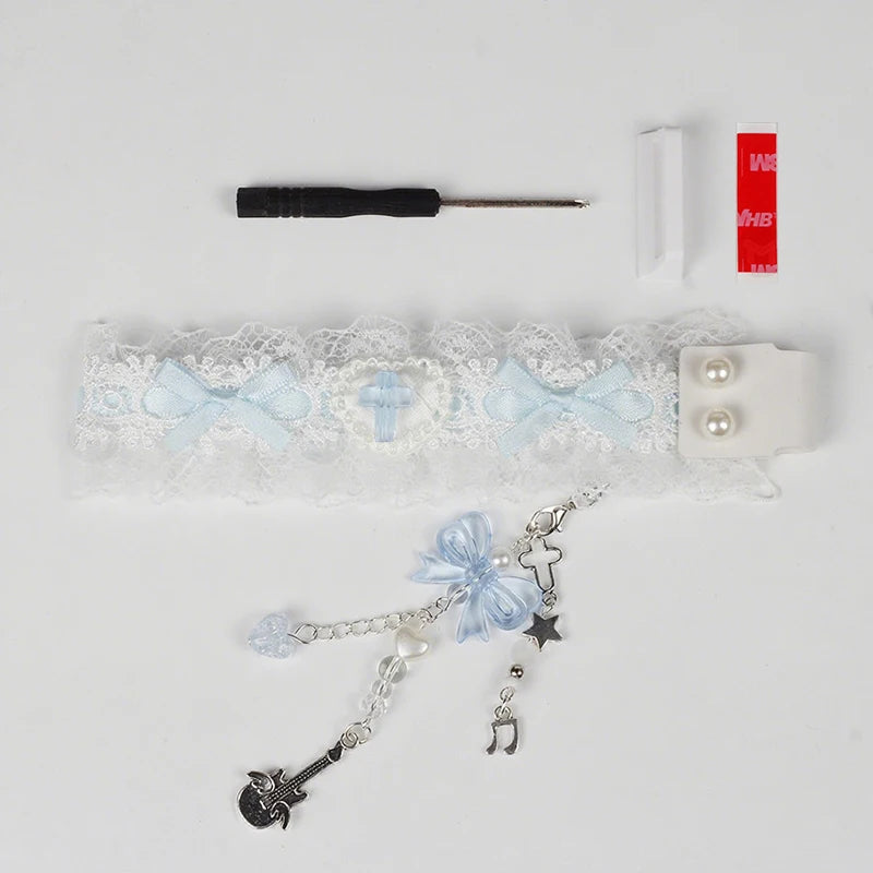 Keyboard Ribbon Strap | Lace · Universal · Personalized Desk Accessory