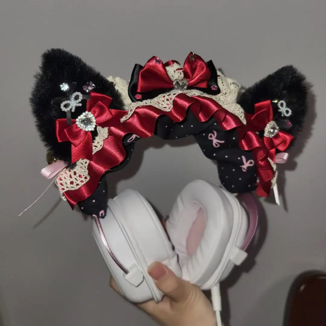 Lop-Eared Rabbit Headband Protector | Sony XM4/XM5 · Hurricane 2/3 · Prism · Cat Ear Headphone Decoration**