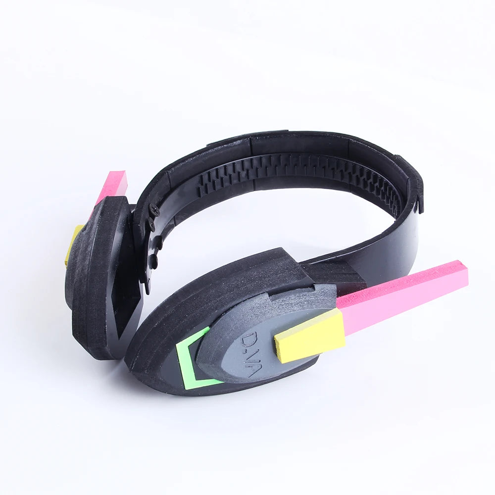 D.Va Cosplay Set | Jumpsuit · Wig · Headphones · Gun Props