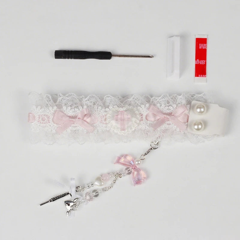Keyboard Ribbon Strap | Lace · Universal · Personalized Desk Accessory