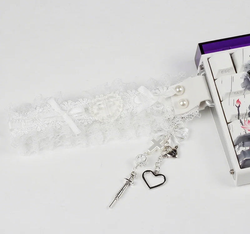 Keyboard Ribbon Strap | Lace · Universal · Personalized Desk Accessory
