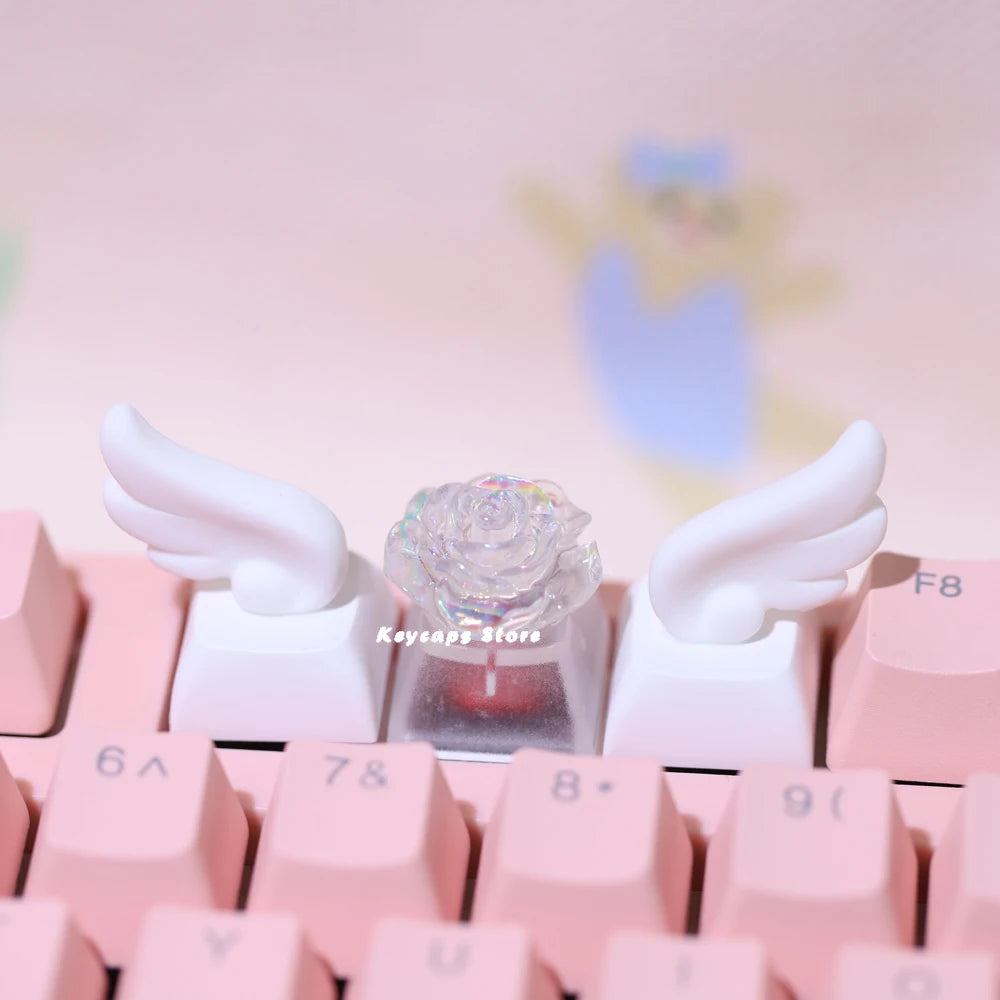 Winged Artisan Keycap | 3D Cartoon · Kawaii · Mechanical Keyboard