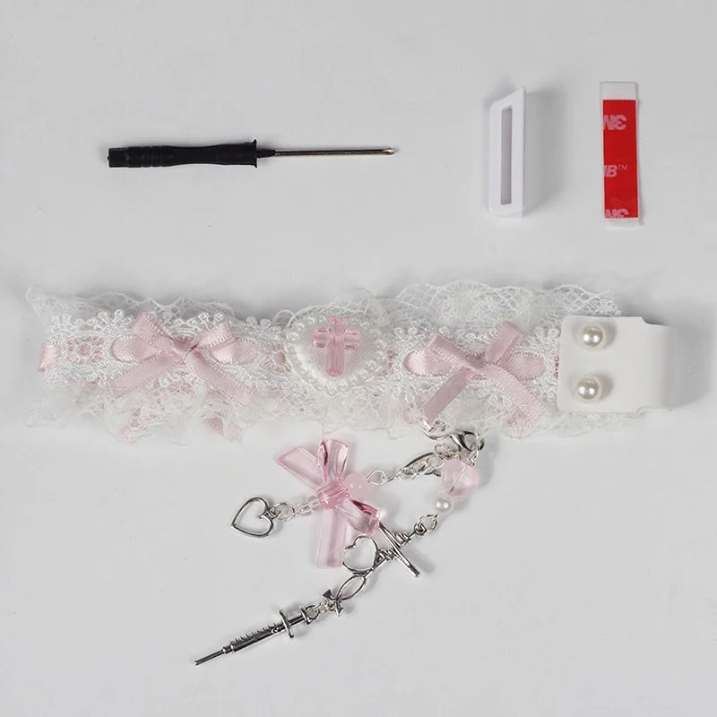 Keyboard Ribbon Strap | Lace · Universal · Personalized Desk Accessory