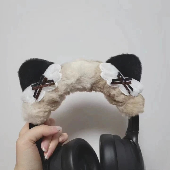 Lop-Eared Rabbit Headband Protector | Sony XM4/XM5 · Hurricane 2/3 · Prism · Cat Ear Headphone Decoration**