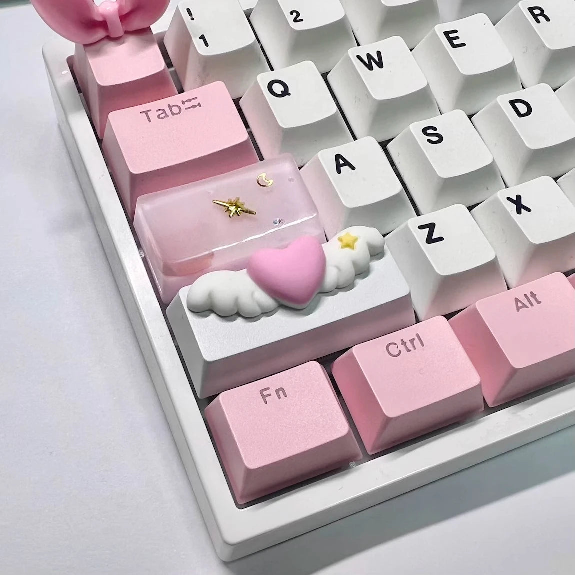 Love Wings Artisan Keycap | 2.25U Shift & Enter · OEM Profile · Cross Axis MX Compatible