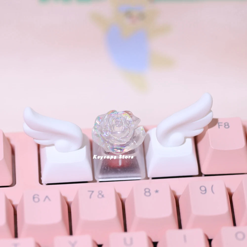 Winged Artisan Keycap | 3D Cartoon · Kawaii · Mechanical Keyboard