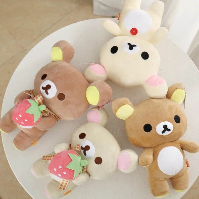 Rilakkuma & Korilakkuma Plush Doll | Stuffed Bear · Soft Anime Plushie · Kawaii Gift
