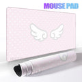 Pink Minimalist Mouse Pad | XXL Desk Mat · Non-Slip Rubber · Aesthetic Korean Ins Style Pink Minimalist Mouse Pad | XXL Desk Mat · Non-Slip Rubber · Aesthetic Korean Ins Style
