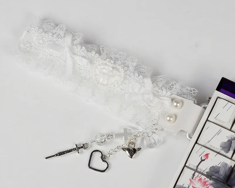 Keyboard Ribbon Strap | Lace · Universal · Personalized Desk Accessory