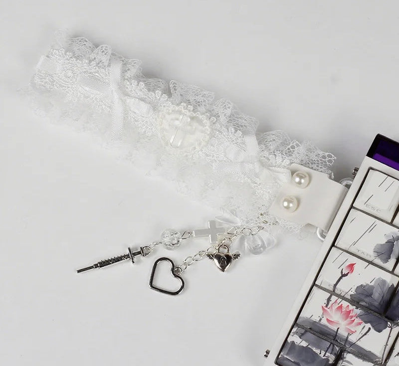 Keyboard Ribbon Strap | Lace · Universal · Personalized Desk Accessory