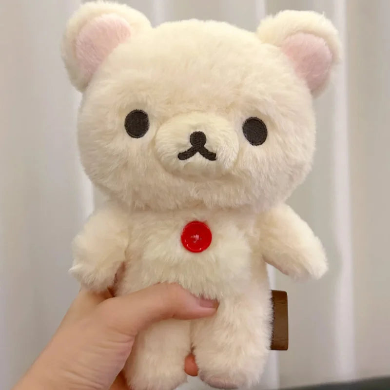Korilakkuma Fluffy Plush | 20cm · Kawaii Bear · Super Soft Doll