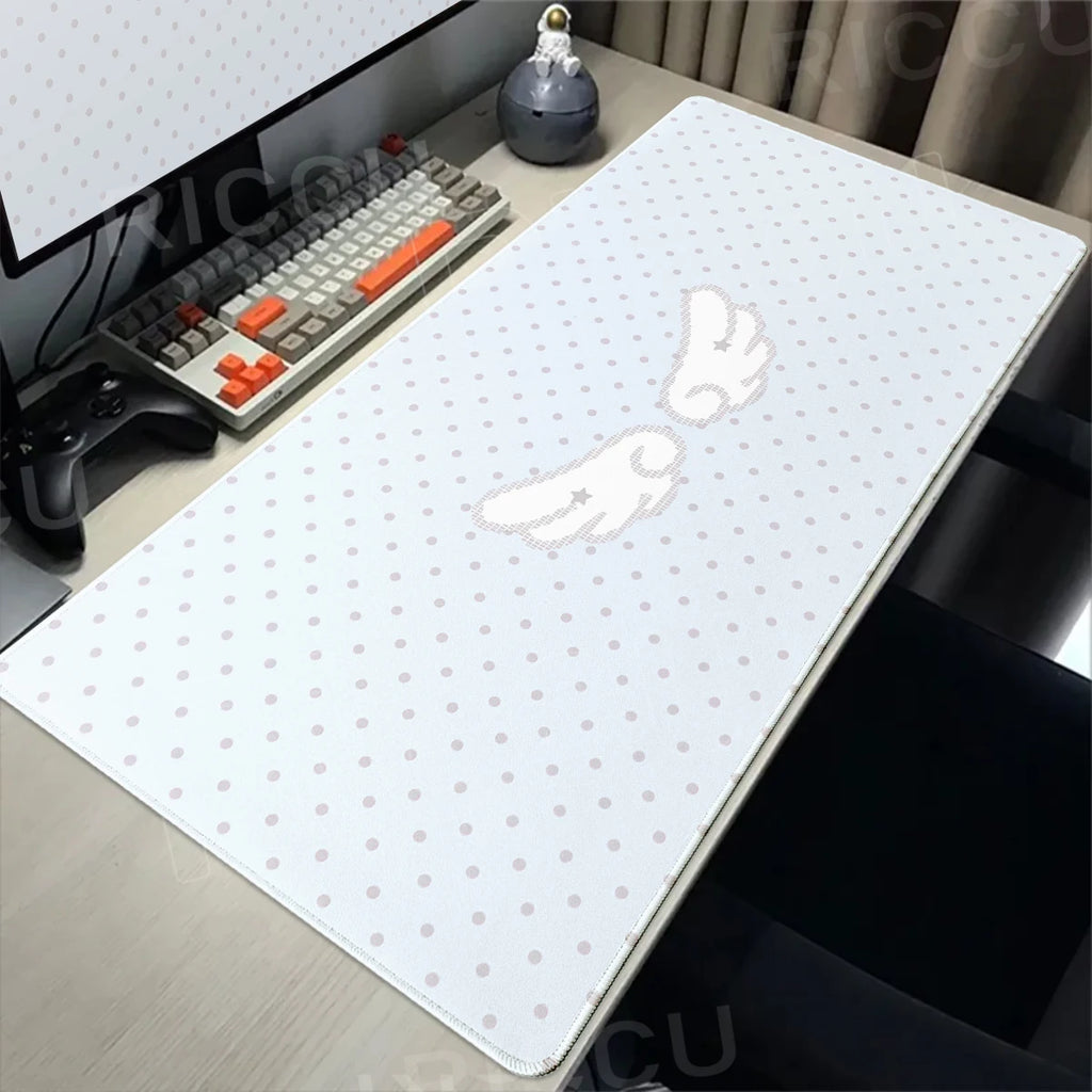 Pink Minimalist Mouse Pad | XXL Desk Mat · Non-Slip Rubber · Aesthetic Korean Ins Style Pink Minimalist Mouse Pad | XXL Desk Mat · Non-Slip Rubber · Aesthetic Korean Ins Style