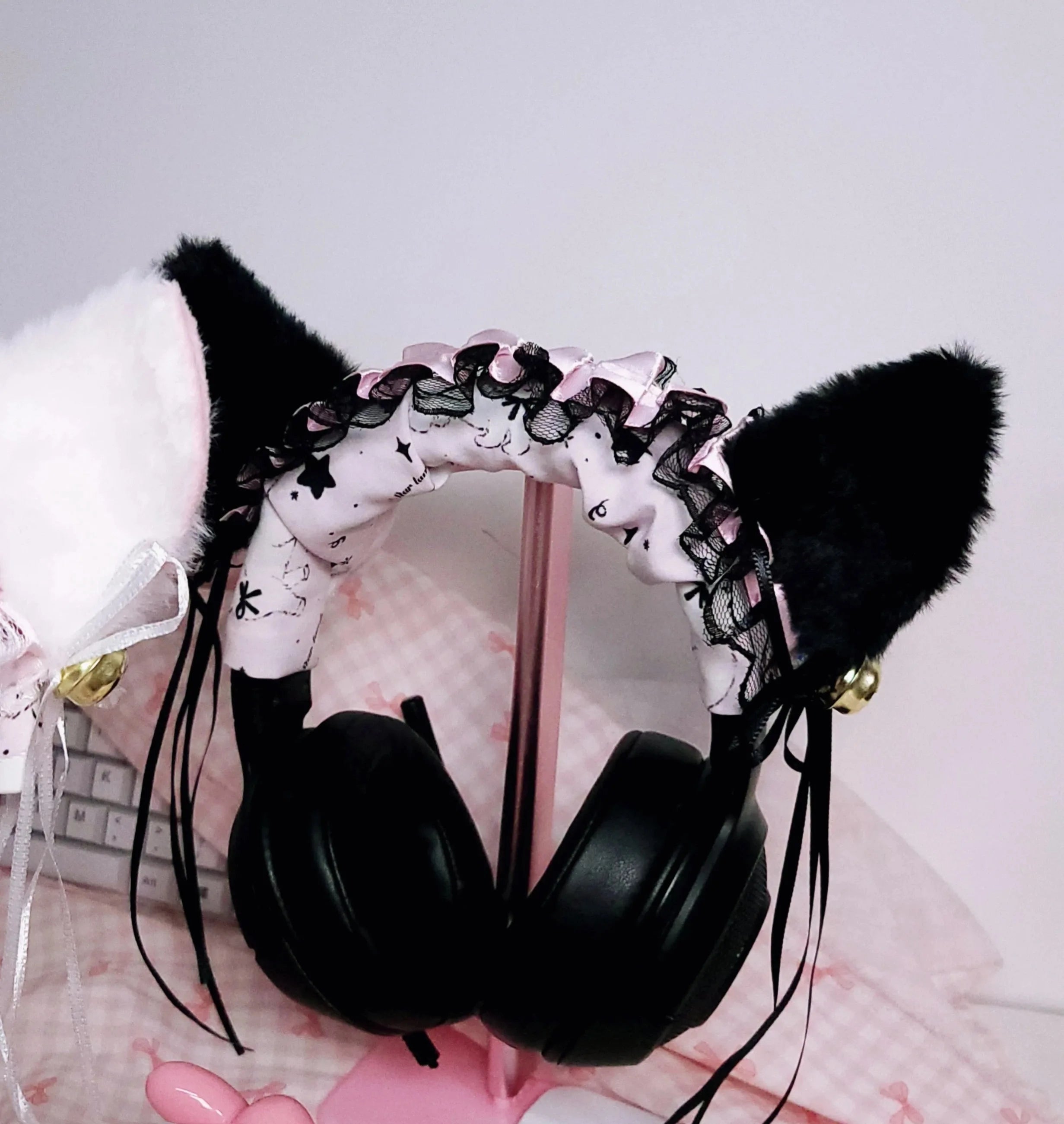 Lop-Eared Rabbit Headband Protector | Sony XM4/XM5 · Hurricane 2/3 · Prism · Cat Ear Headphone Decoration**