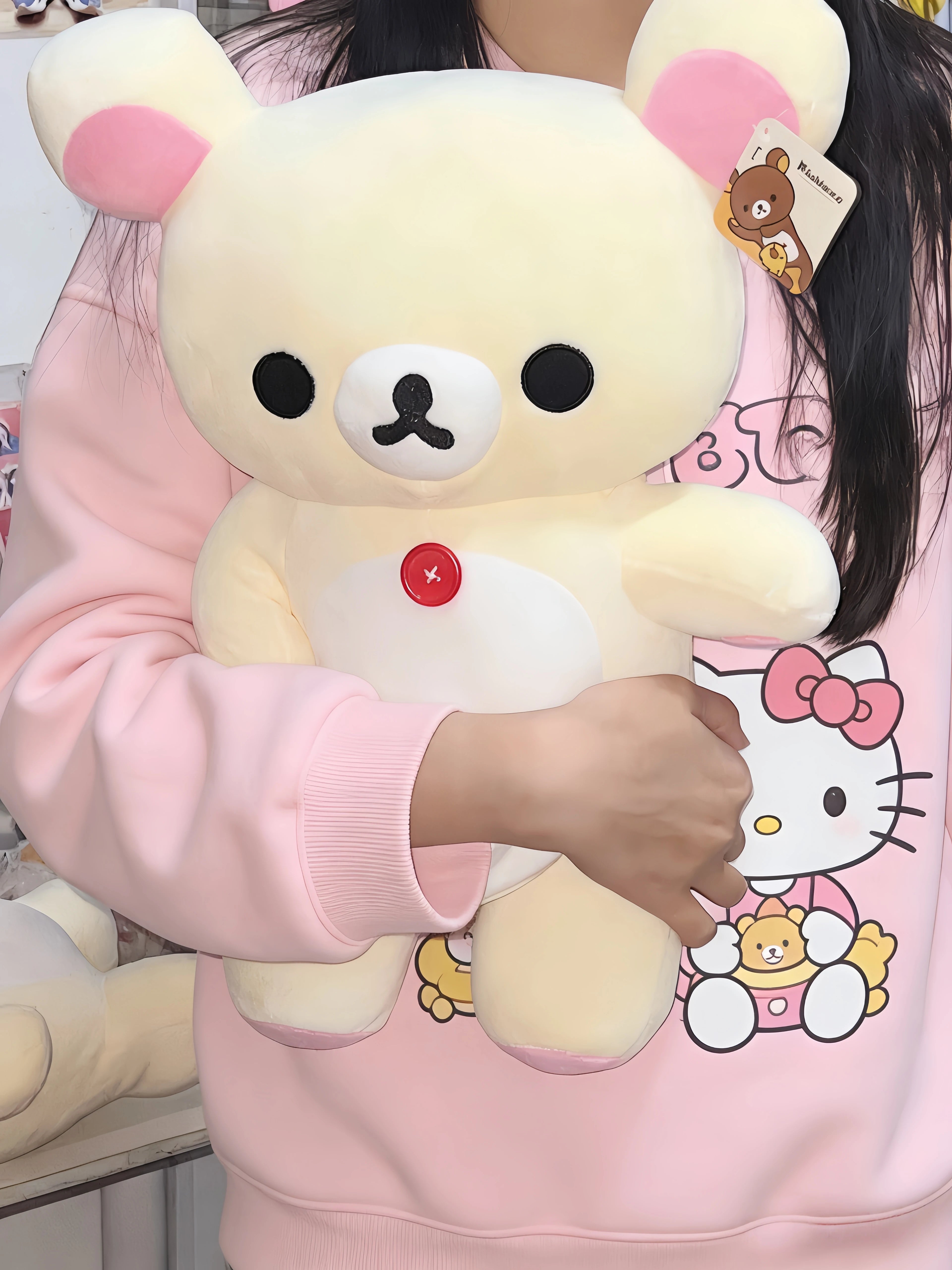 Rilakkuma & Korilakkuma Plush Doll | Stuffed Bear · Soft Anime Plushie · Kawaii Gift