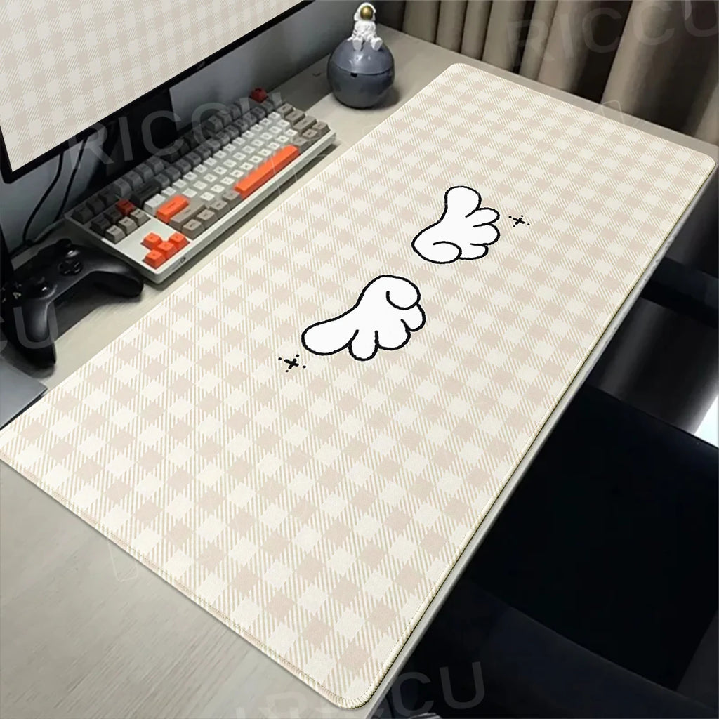 Pink Minimalist Mouse Pad | XXL Desk Mat · Non-Slip Rubber · Aesthetic Korean Ins Style Pink Minimalist Mouse Pad | XXL Desk Mat · Non-Slip Rubber · Aesthetic Korean Ins Style