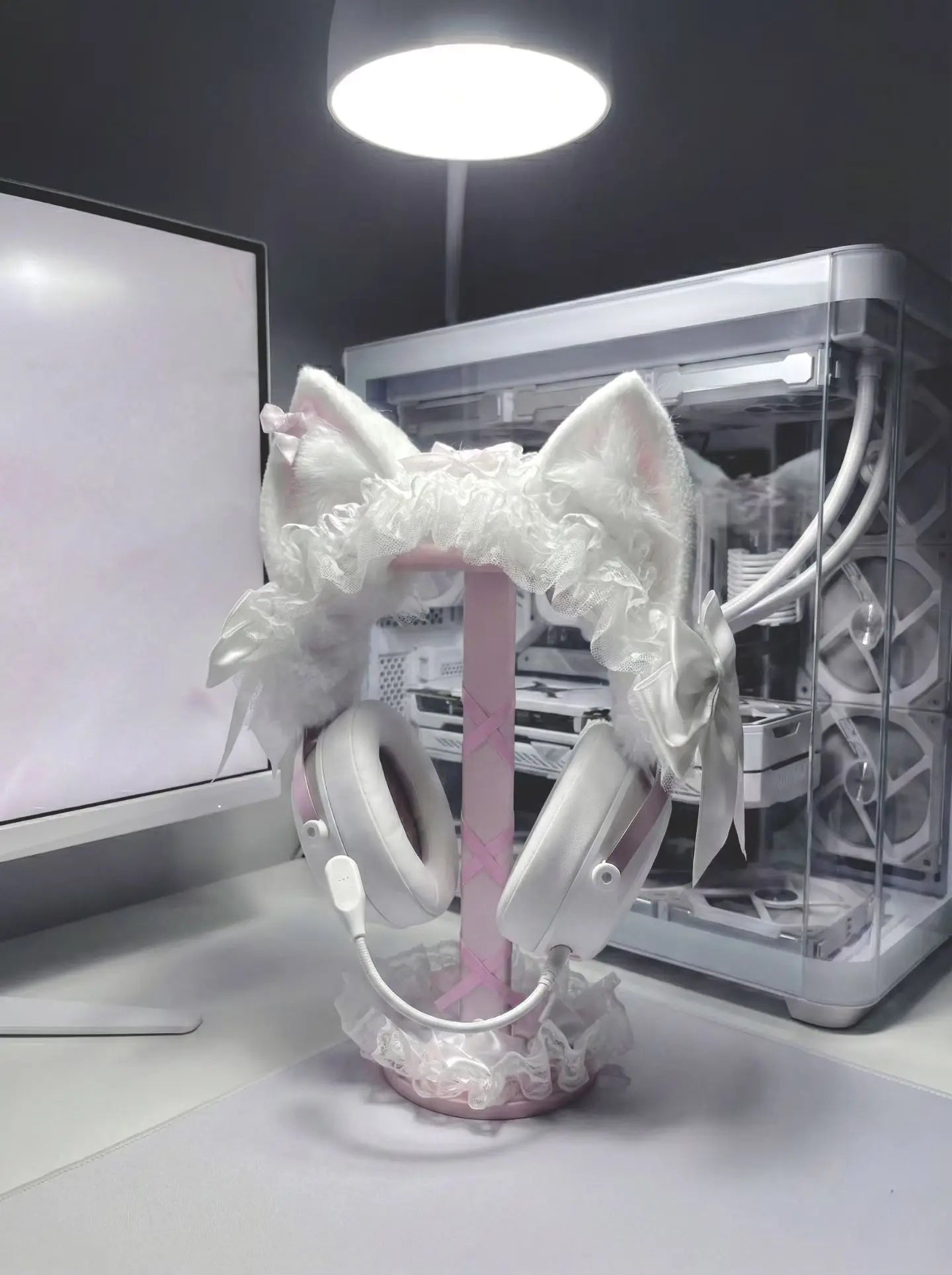 Lop-Eared Rabbit Headband Protector | Sony XM4/XM5 · Hurricane 2/3 · Prism · Cat Ear Headphone Decoration**