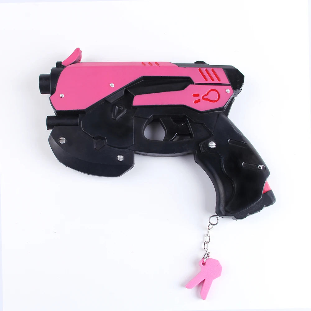 D.Va Cosplay Set | Jumpsuit · Wig · Headphones · Gun Props